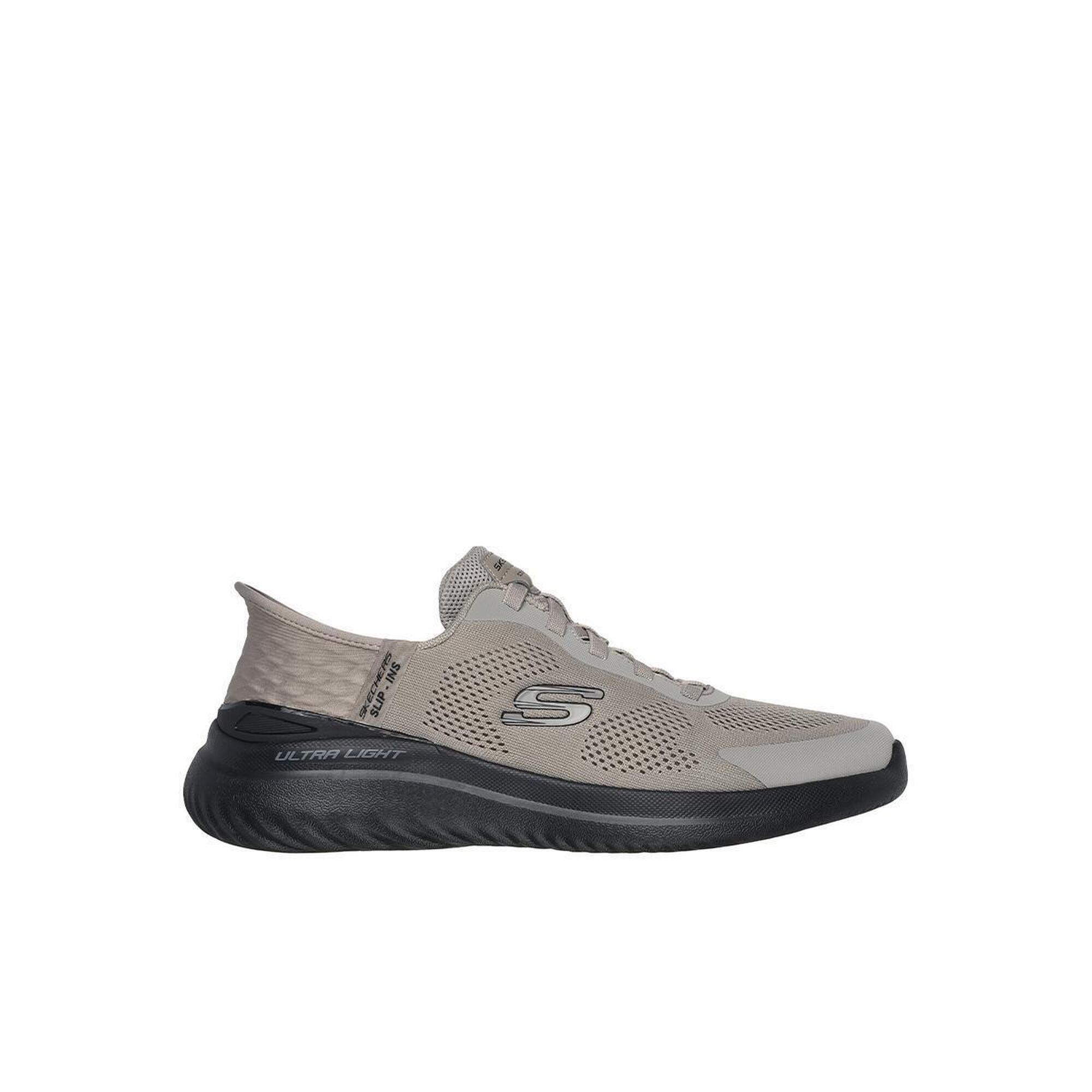 Skechers - Baskets Homme Skechers Slip-ins Bounder 2-0 Emerged Gris - Chaussures De Sport - Beige|gris - 40 - Decathlon