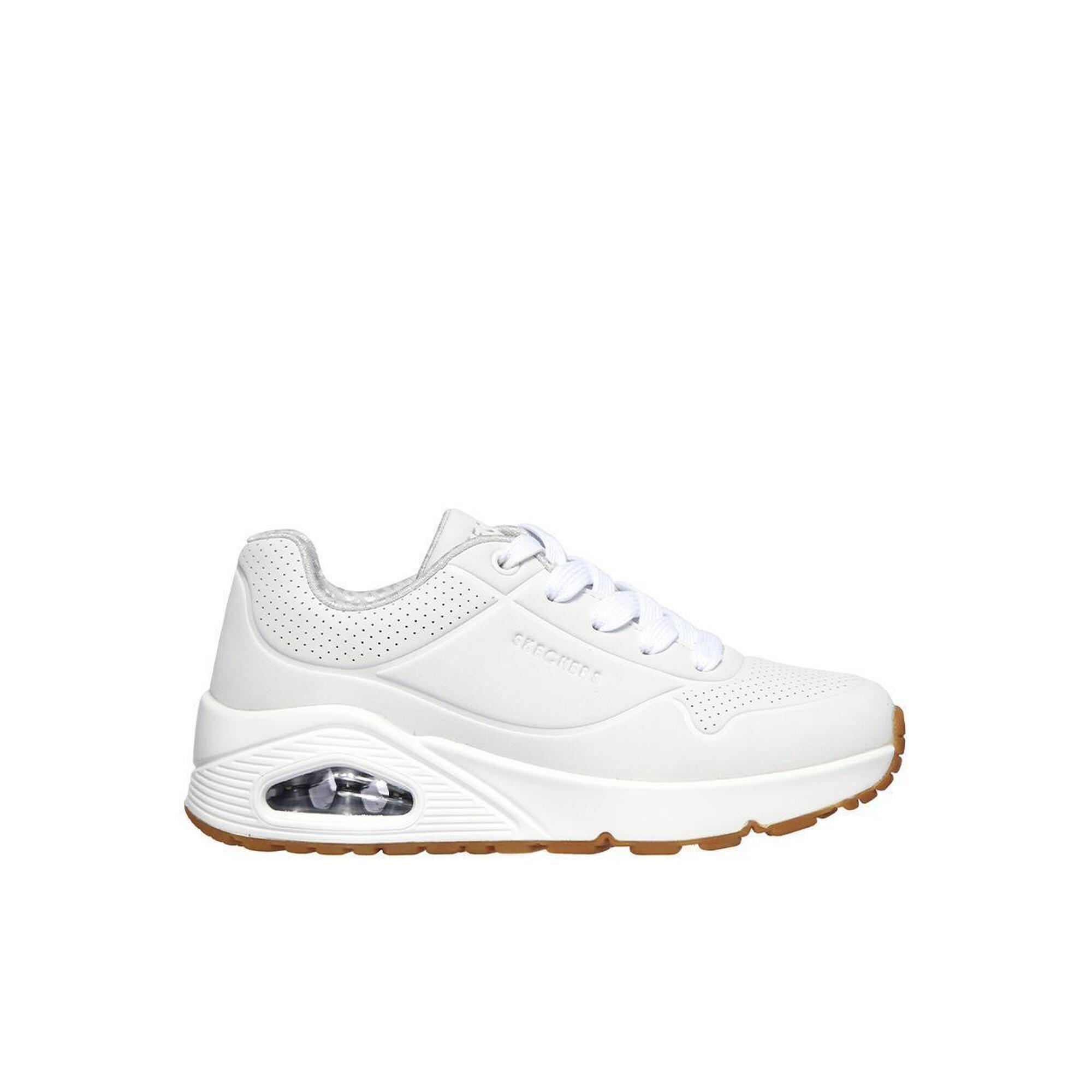Skechers - Buty Młodzieżowe Skechers Uno-stand 403674l-wht Niskie 35 - Baskets - Blanc - Decathlon