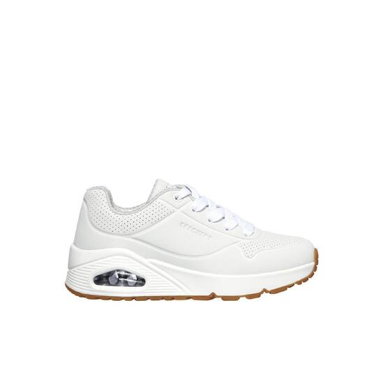 Buty na co dzień młodzieżowe SKECHERS UNO STAND ON AIR skóra