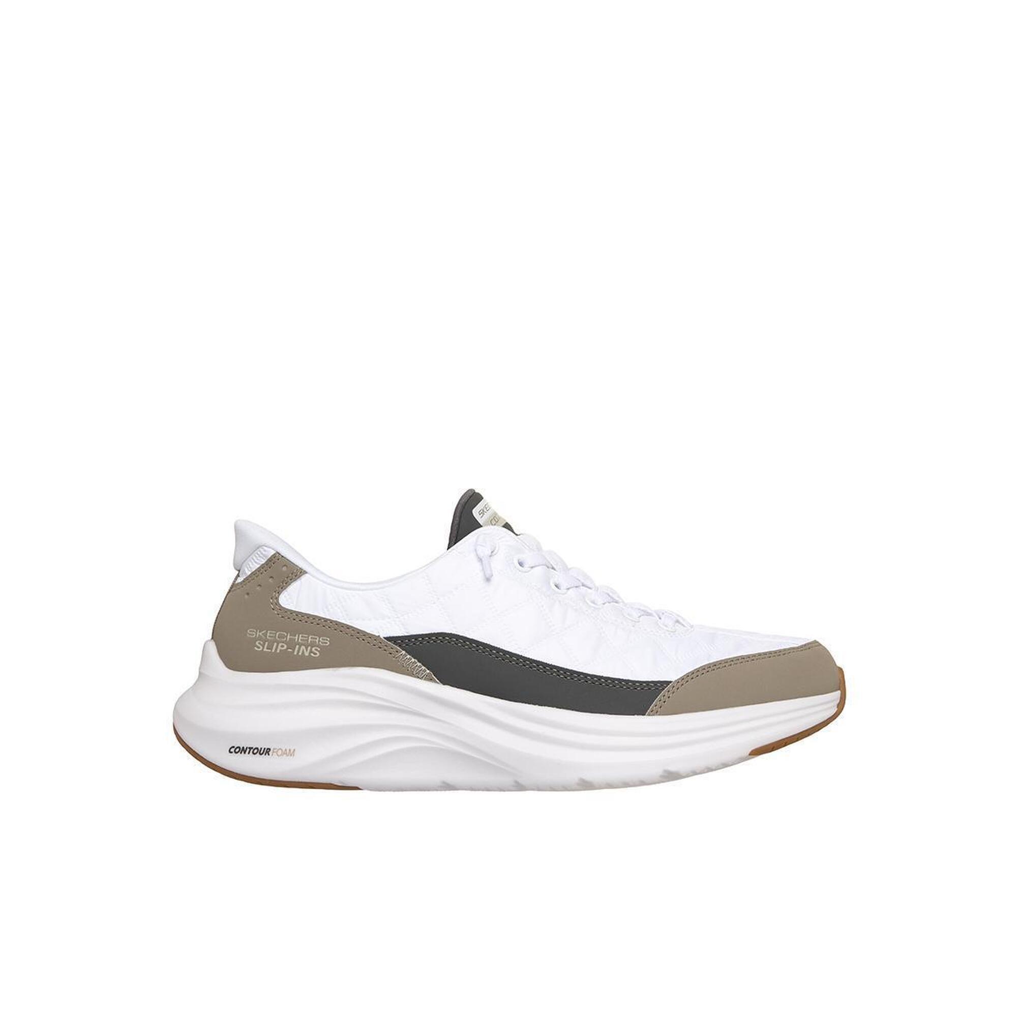 Skechers - Baskets Homme Skechers Slip-in Contour Foam Cozy Blanc - Chaussures De Sport - Beige|blanc - Decathlon