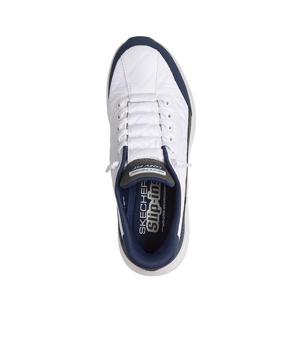 Baskets FEMME Skechers Slip-ins Vapor Foam mesh   BLANC-BLEU 3/6