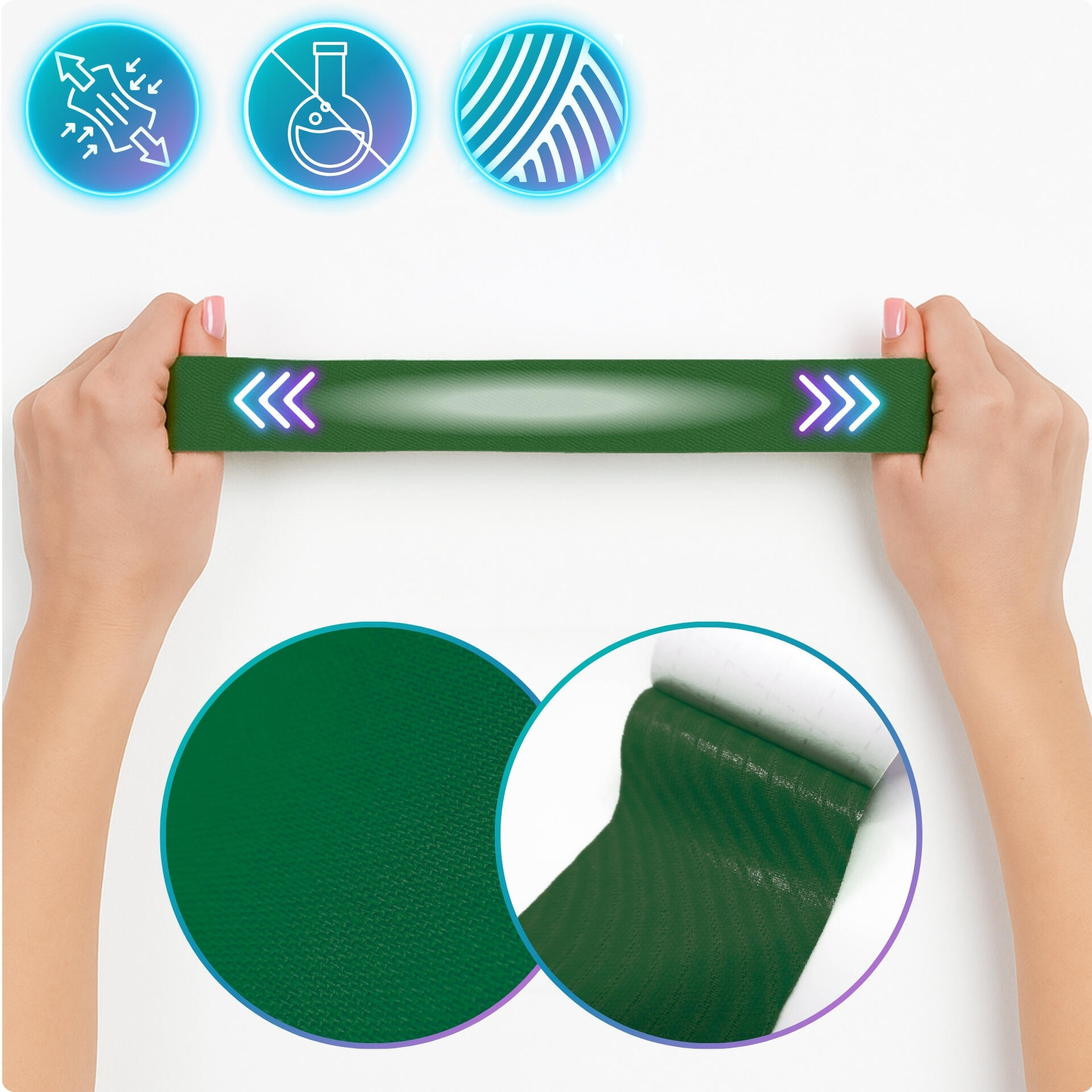 Tape kinésiologique 5 m x 5 cm, dispositif médical Revity Recovery Kinesio Tape 4/7
