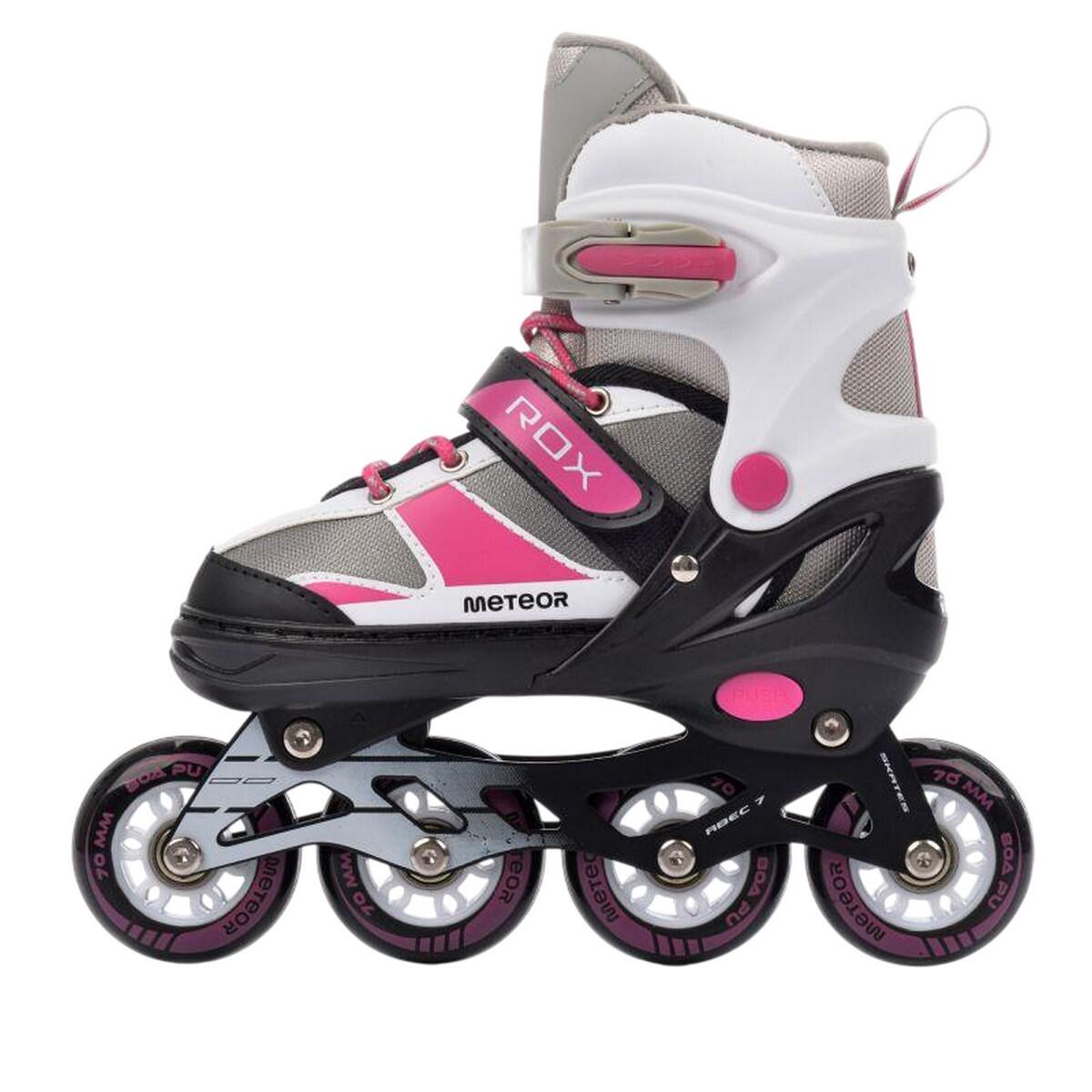 Patinar Rox para Niños/Niñas Rosa, Gris 3/4