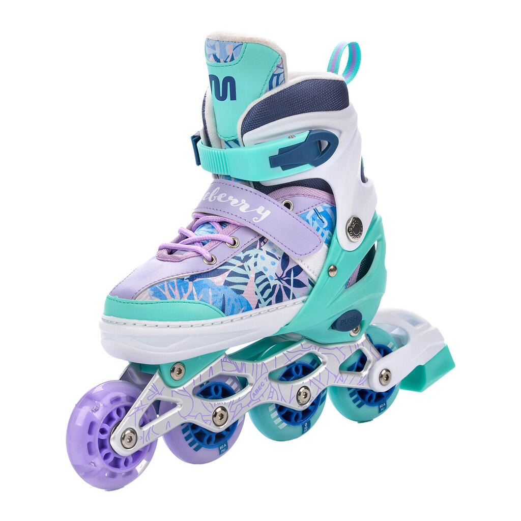 Mens Blueberry 4 in 1 Skates (Violet/Green)