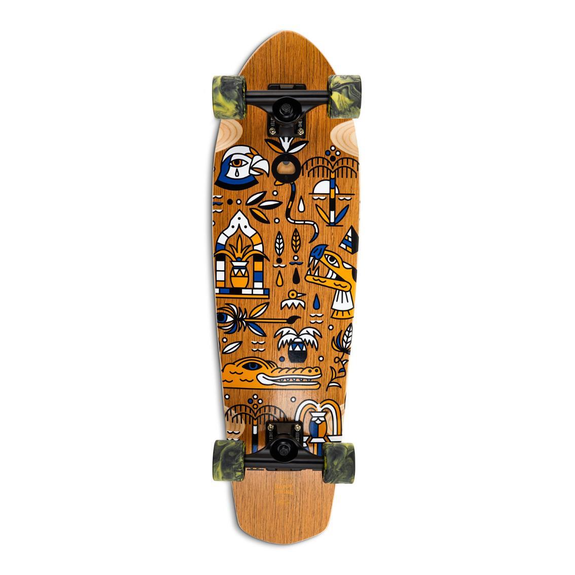 Skateboard Cruiser Ghettoblaster Teca Geroglífico 32" -9,125" 3/7
