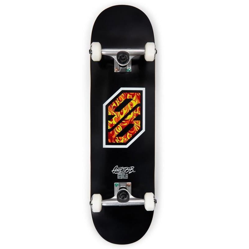 Skate pentru început Flame White 8.25"