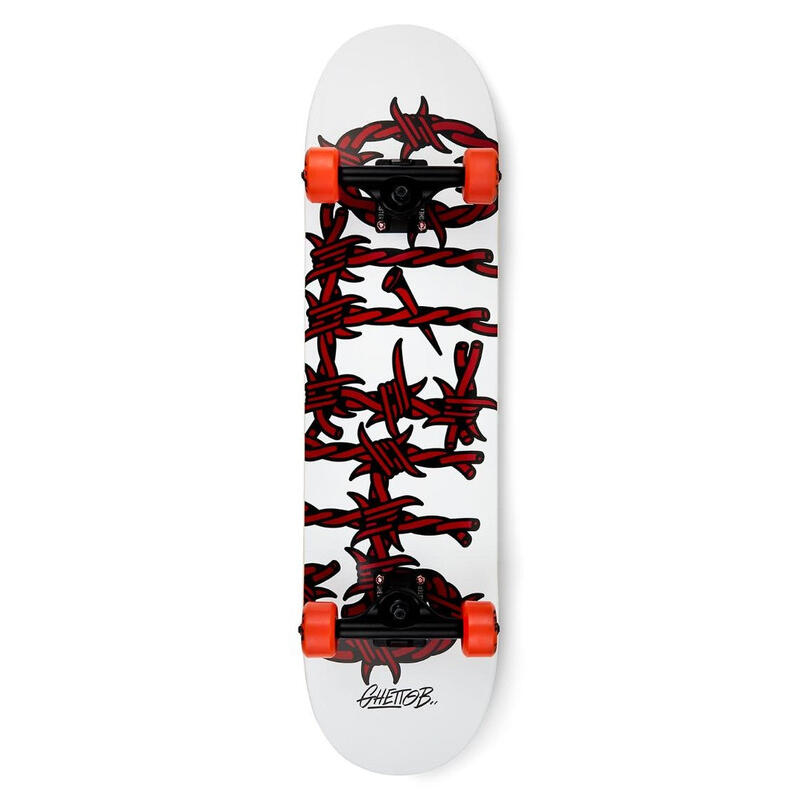Skate pentru început Barbed Wire Roșu 8.0" - 8.25"