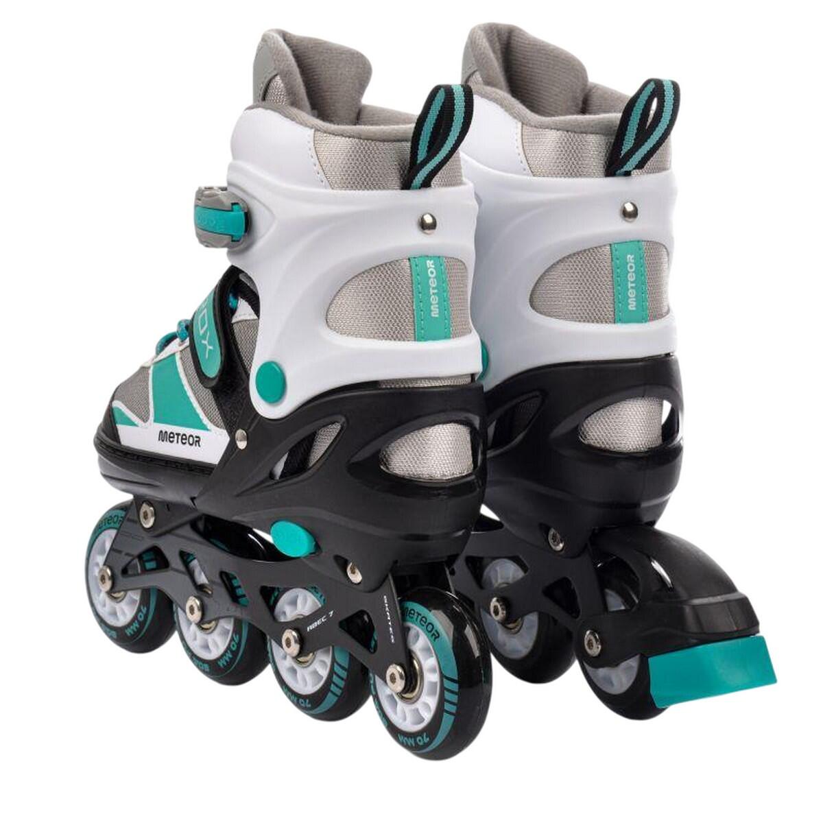 Patins Rox para crianças (Branco / Verde / Cinzento) 2/4