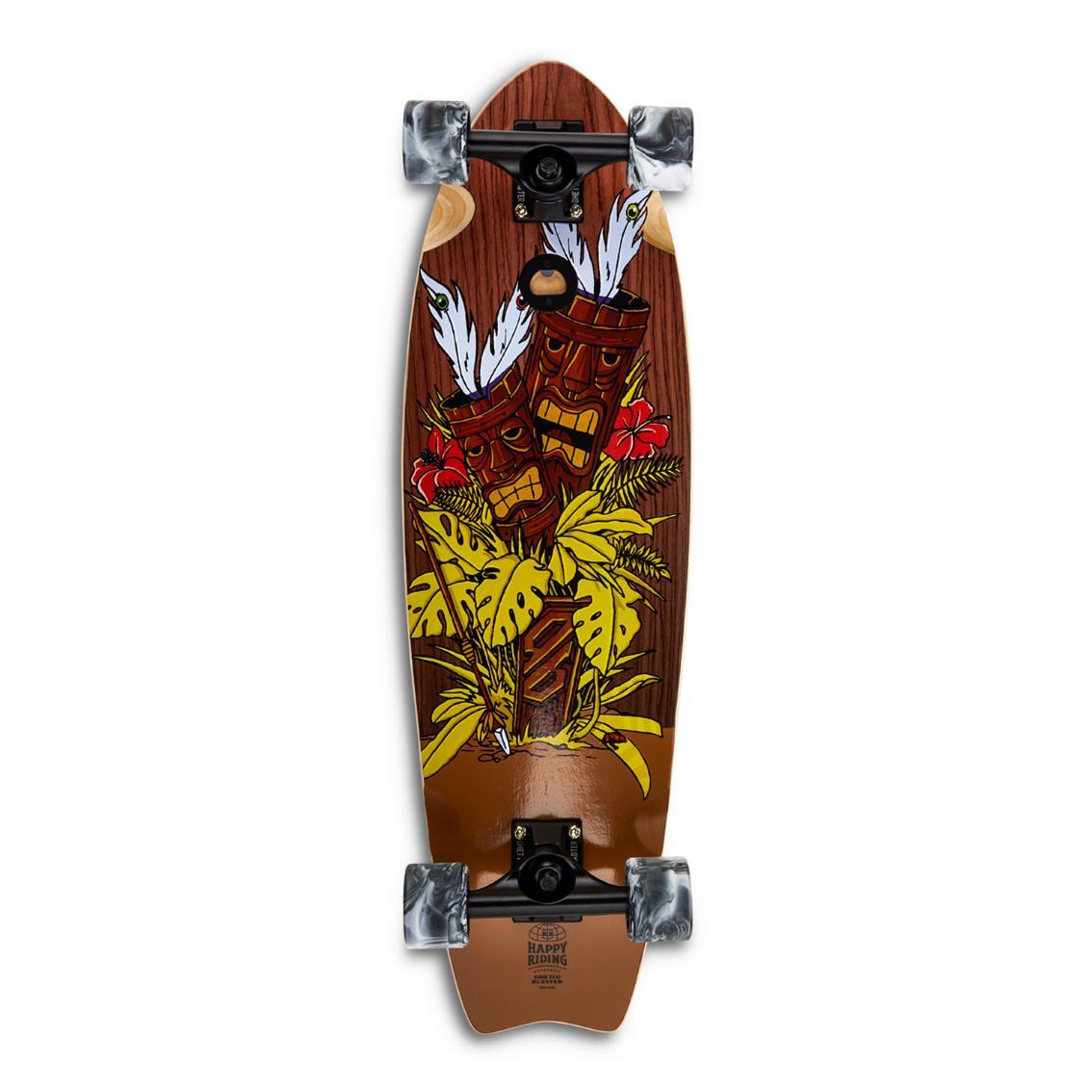 Skateboard Cruiser Ghettoblaster Mogano Tki Totem Fish Tail 30" -9" 3/7