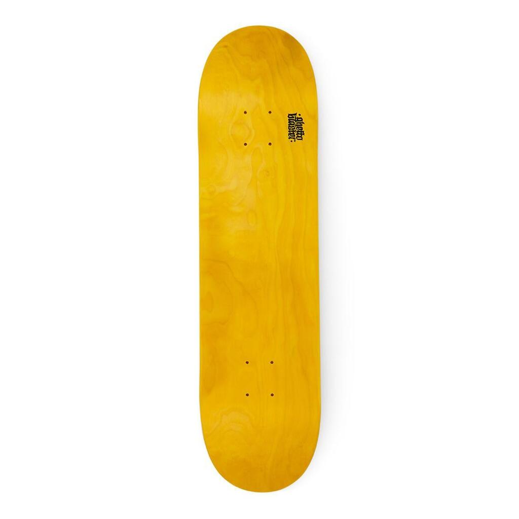 Skateboard Deck Ghettoblaster Pregripped Small Logo Yel 8.0"