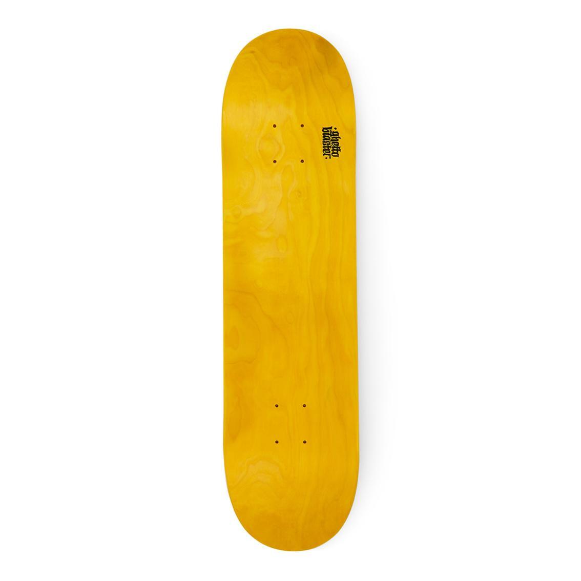 Skateboard Deck Ghettoblaster Pregripped Small Logo Yel 8.0" 3/7