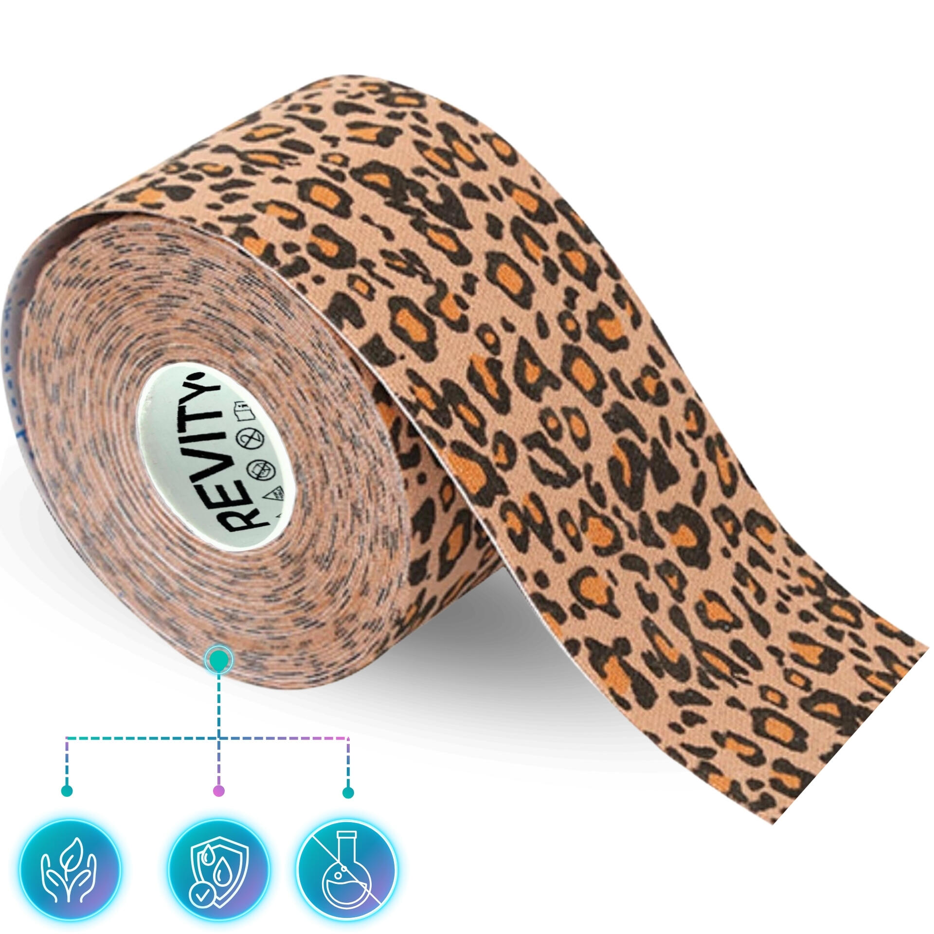 Kinesiology tape 1 szt. 5m Tejpy taśma kinezjologiczna plastry kinesio na kolano 4/7