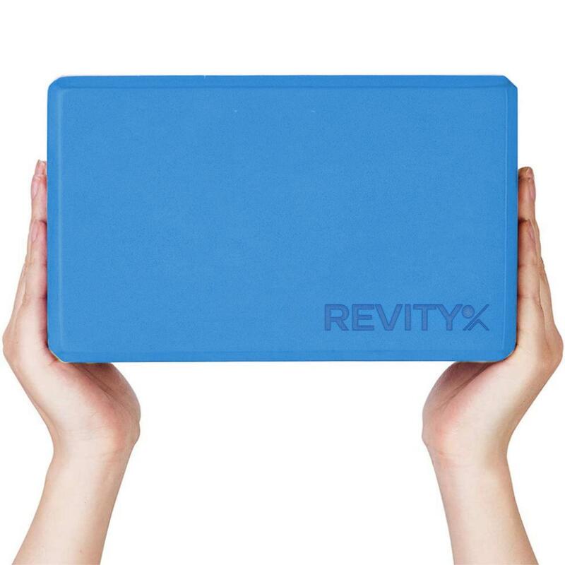 REVITY - Bloc yoga din spumă EVA Revity 23 x 15 x 7,5 cm, negru | Decathlon