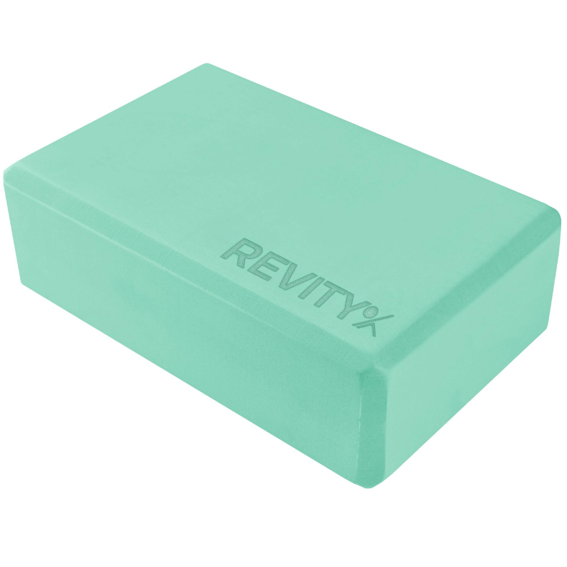 Bloque yoga de espuma EVA 23×15×7,5 cm + guía de entrenamiento en PDF, menta 6/7