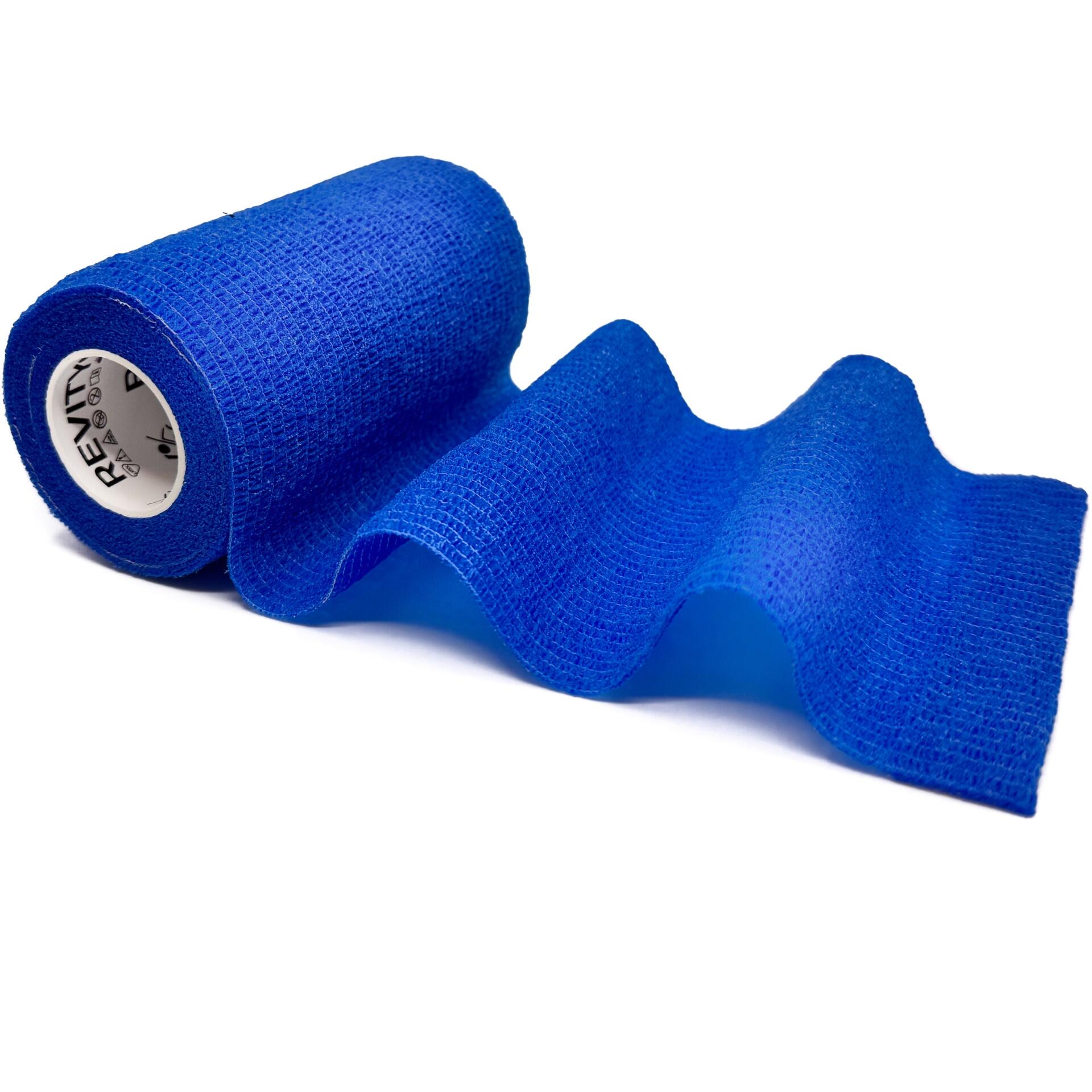 Ligadura coesiva Revity 10 cm x 4,5 m, azul 6/7