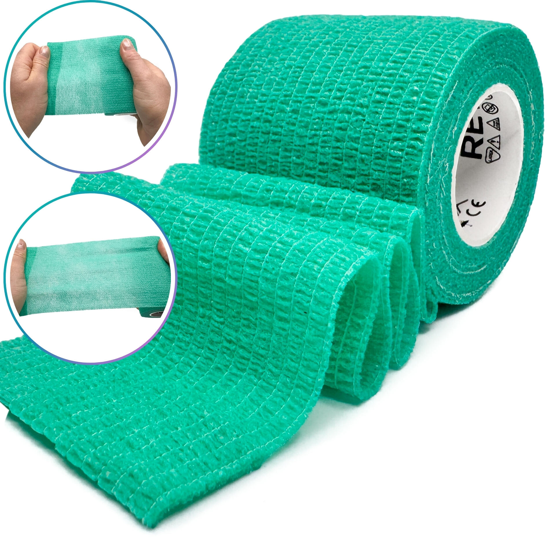 Ligadura coesiva Revity 5 cm x 4,5 m, verde 4/7