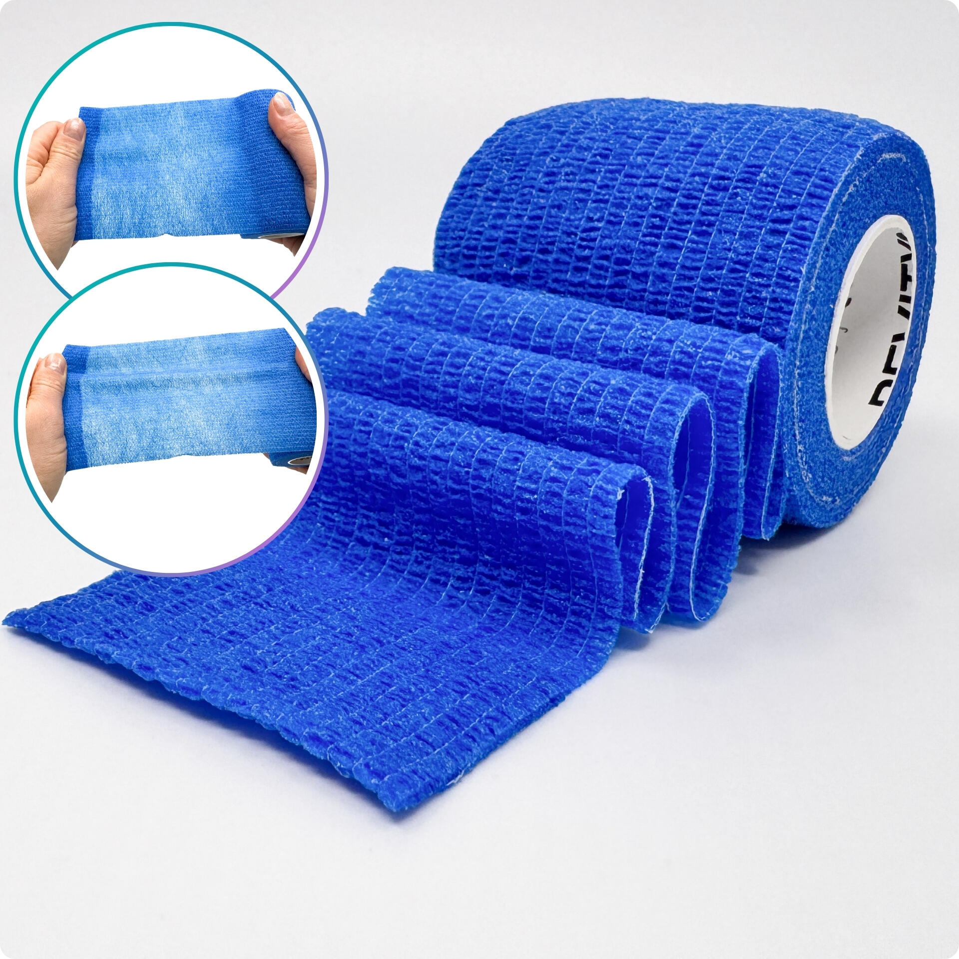 Ligadura coesiva Revity 5 cm x 4,5 m, azul 4/7