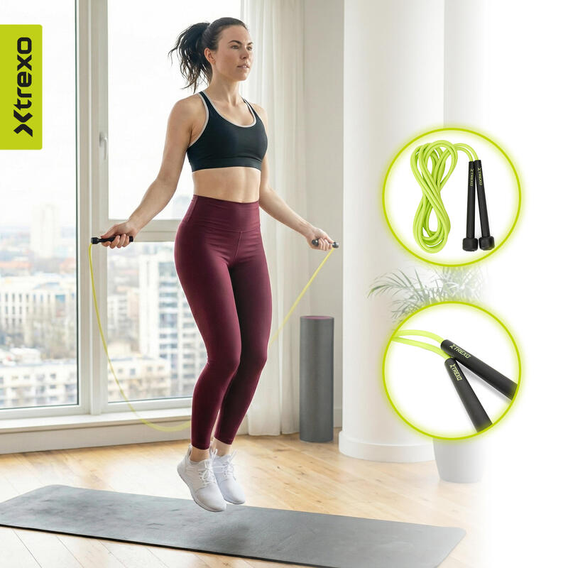 XTREXO Basic lime ugrókötél