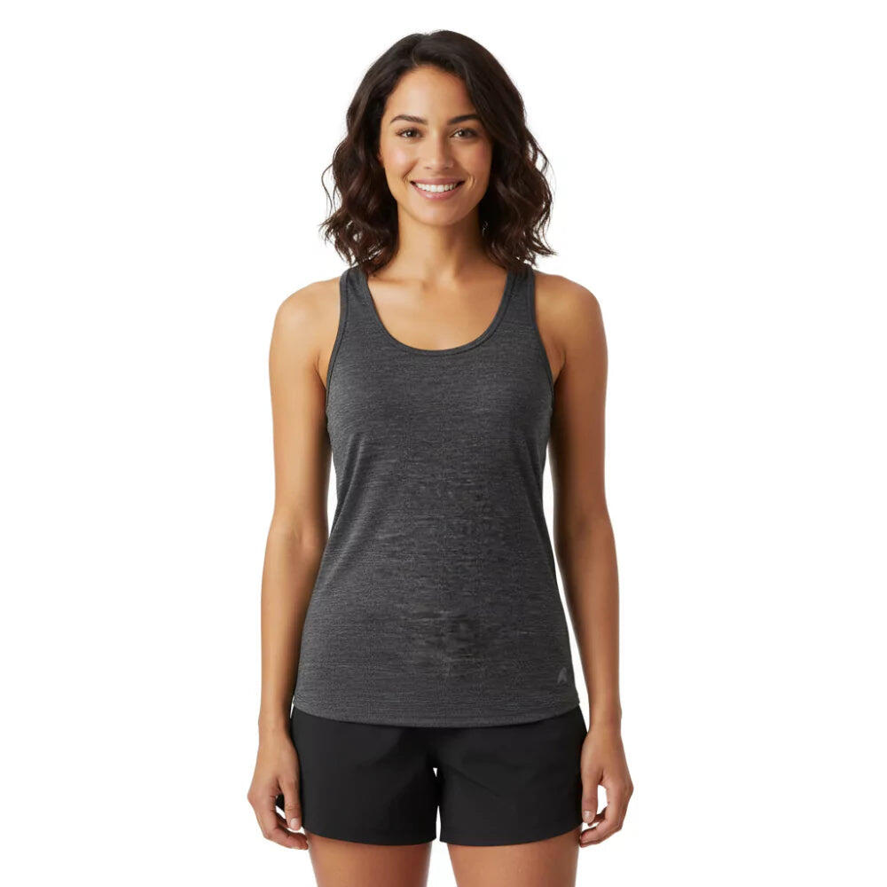 Fjork Merino - Débardeur De Sport En Mérinos Femme - Débardeur - Gris - 40 M - Decathlon