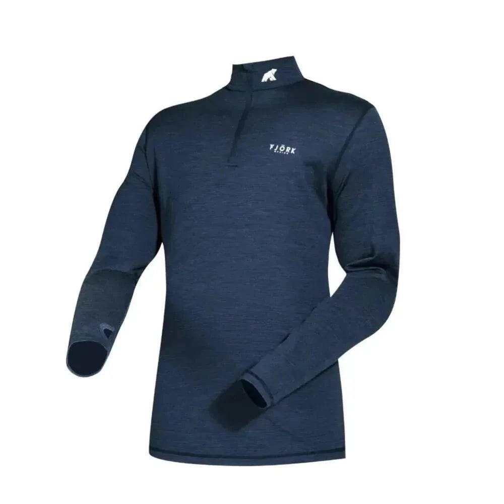 Finn Zip 210 für Herren – Technische Basisschicht aus Merinowolle 2/7