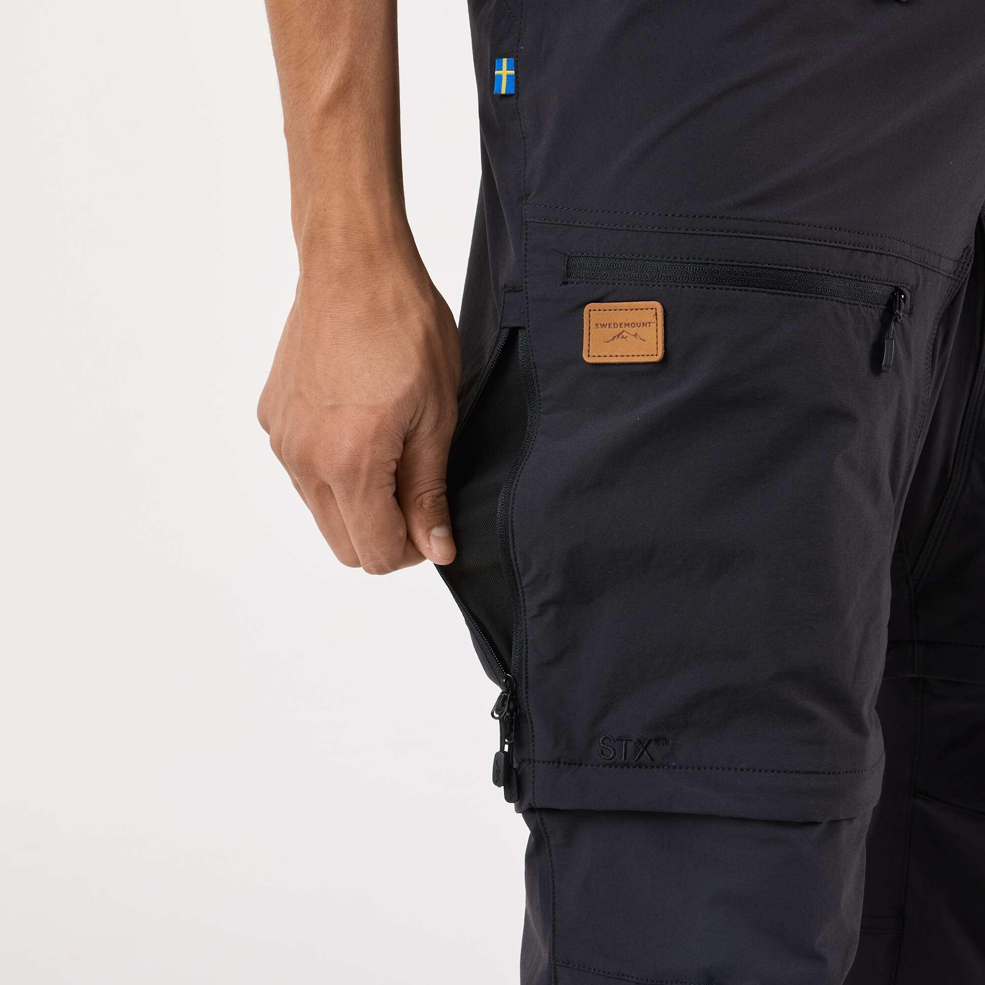 Heren outdoor wandelbroek winddicht waterafstotend Lofoten Stretch Zip-Off Pants 6/7