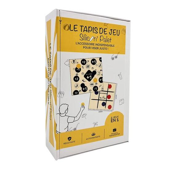 Tapis de jeu Silicon' Palet avec 2 faces - 50X50 cm