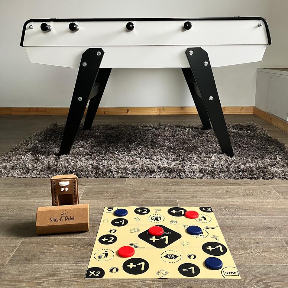 Tapis de jeu Silicon' Palet avec 2 faces - 50X50 cm - Tapis vendu seul 5/5
