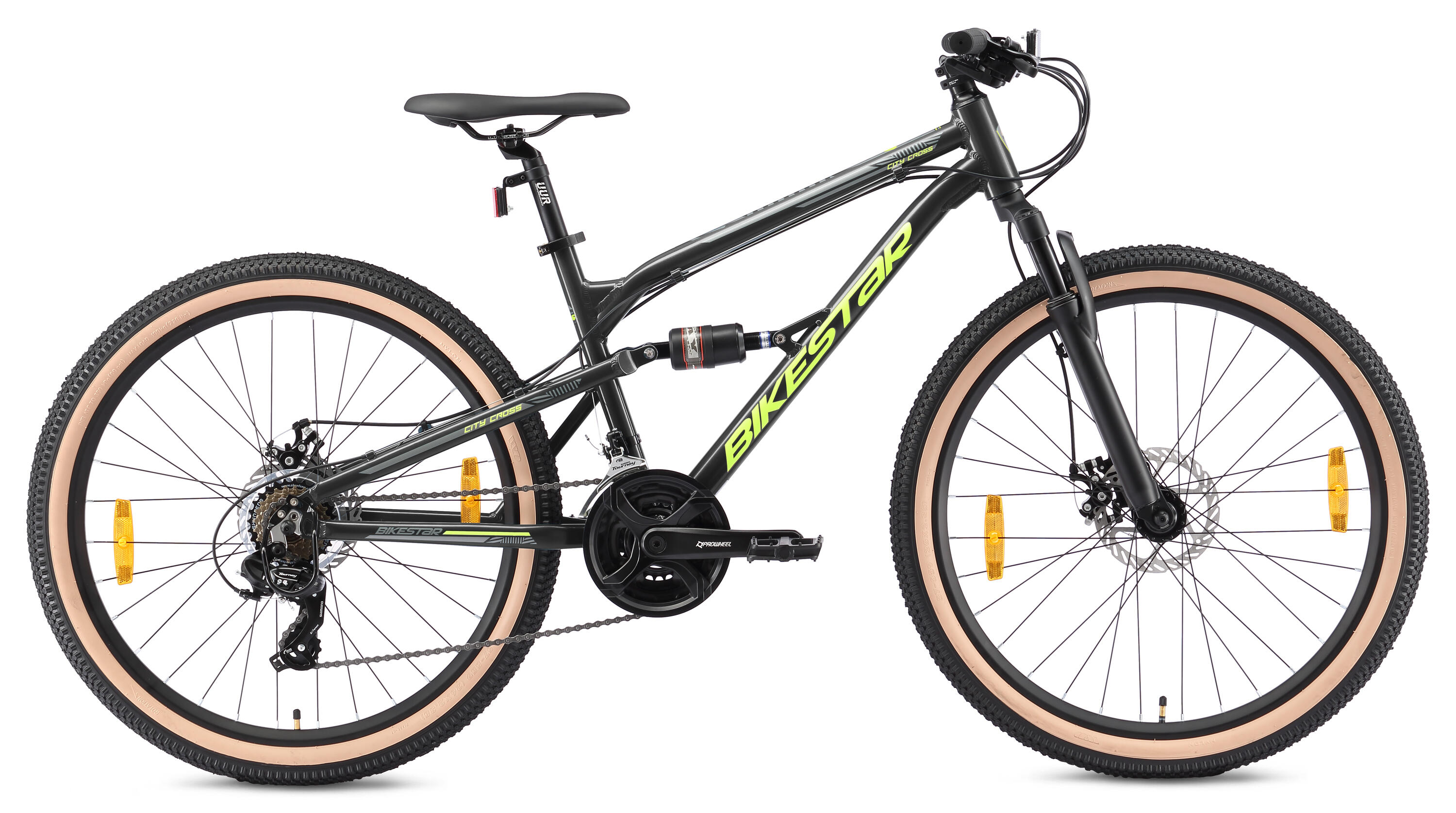 MTB fiets 26" aluminium, volledig geveerde, 21 versnellingen, schijfremmen 2/7