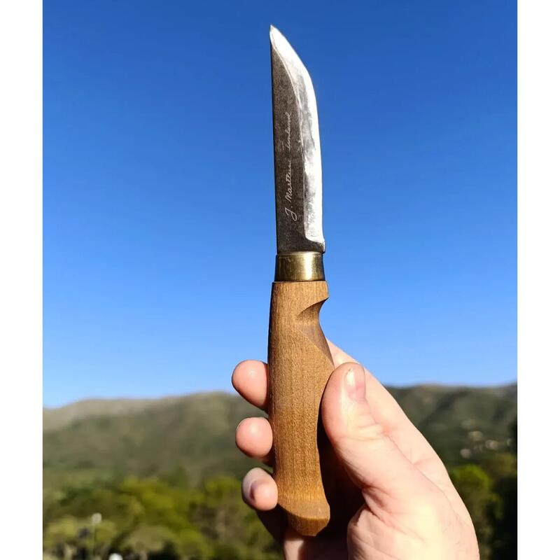 Cutit Marttiini Lynx Lumberjack otel carbon cu teaca piele