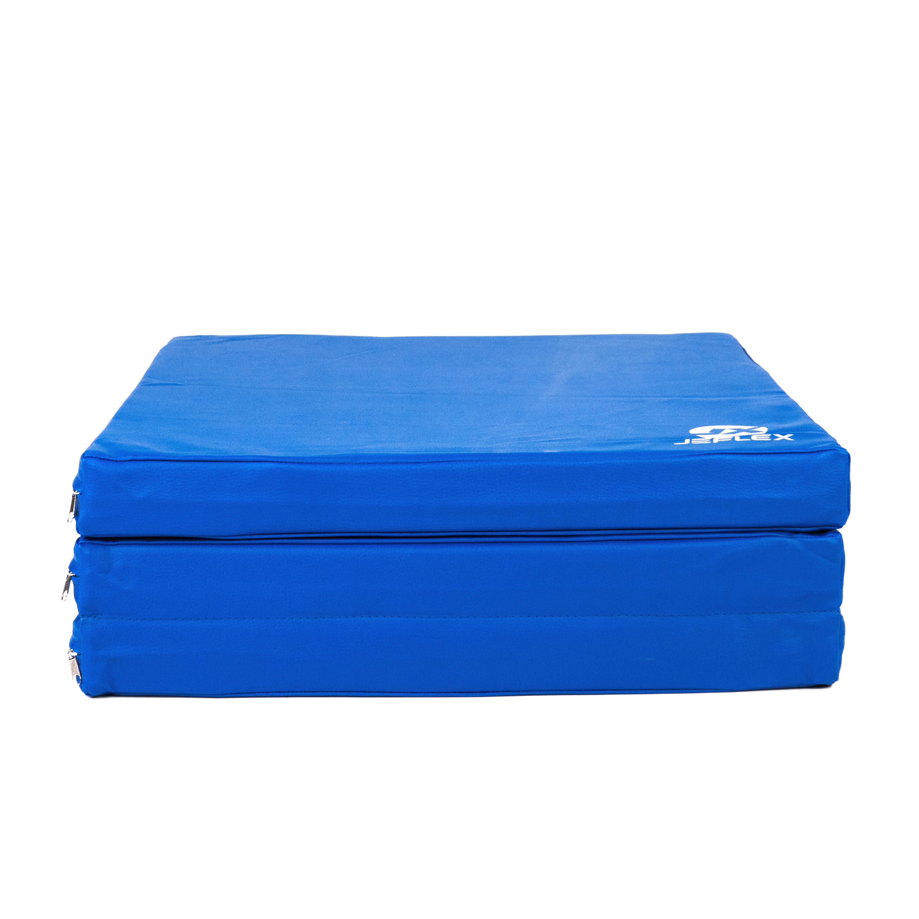 Tapete de ginástica 180 x 60 x 6 cm azul Tapete de piso macio dobrável Jeflex 4/7
