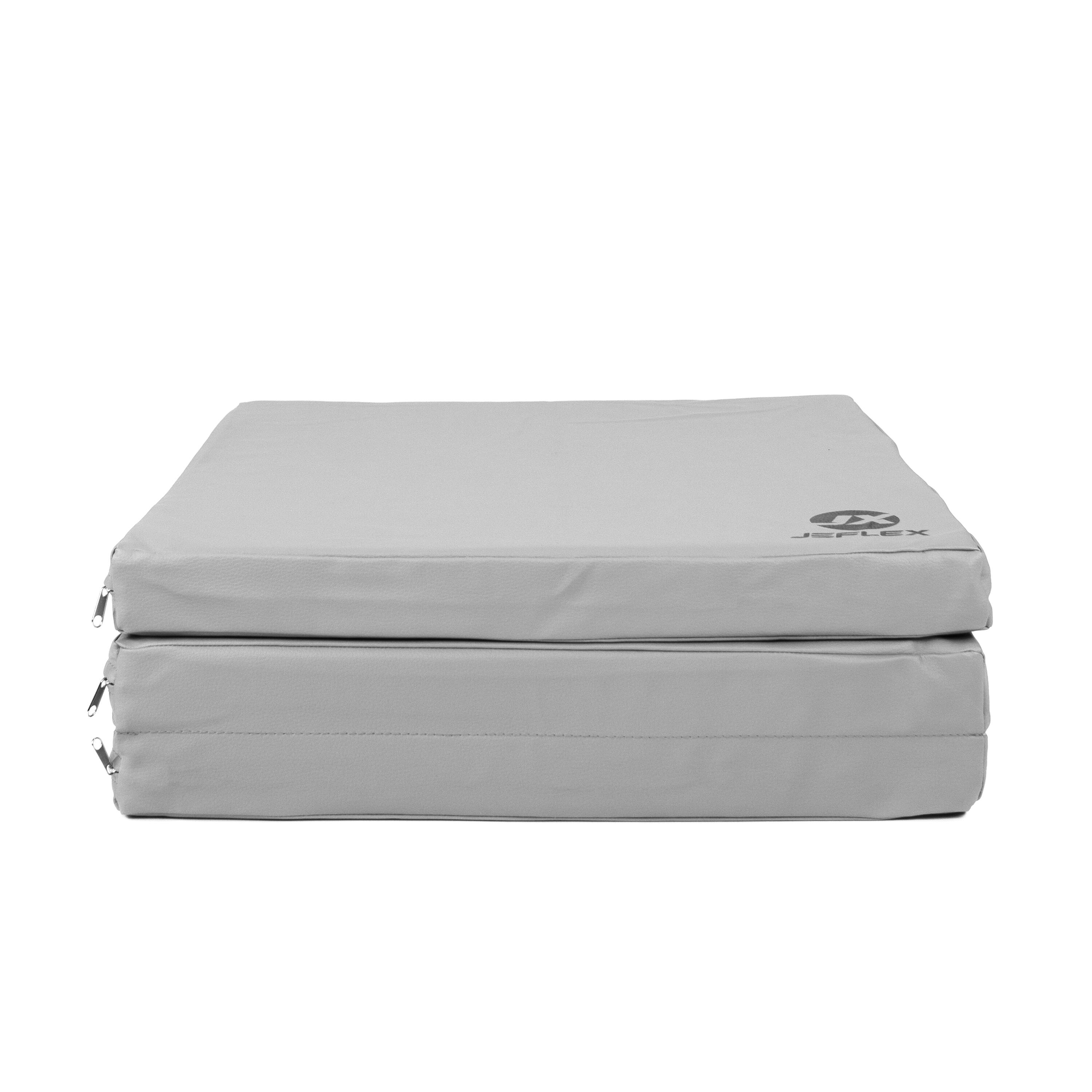 Tapis de gymnastique Jeflex pliable sportif 180 x 60 x 6 cm, couleur grise 4/7