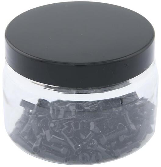 Nipplo per raggi Sapim Polyax 12 mm ottone nero conf. 100 pezzi.