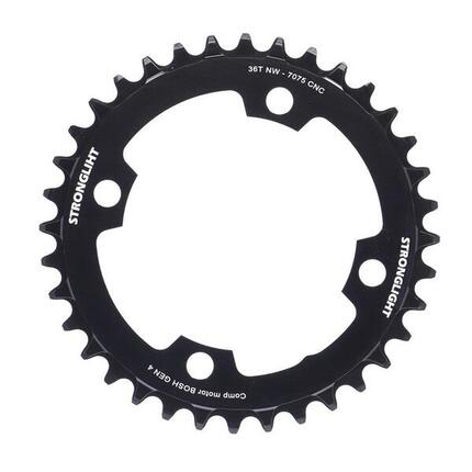 Stronglight Kettenblatt E-Bike BoschGen4 36 Zähne, 4-Arm, Lochkreis 104, NW