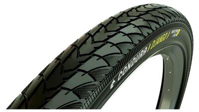 Condura band django 24x1,75" 47-507 zwart reflecterend e-25 draad