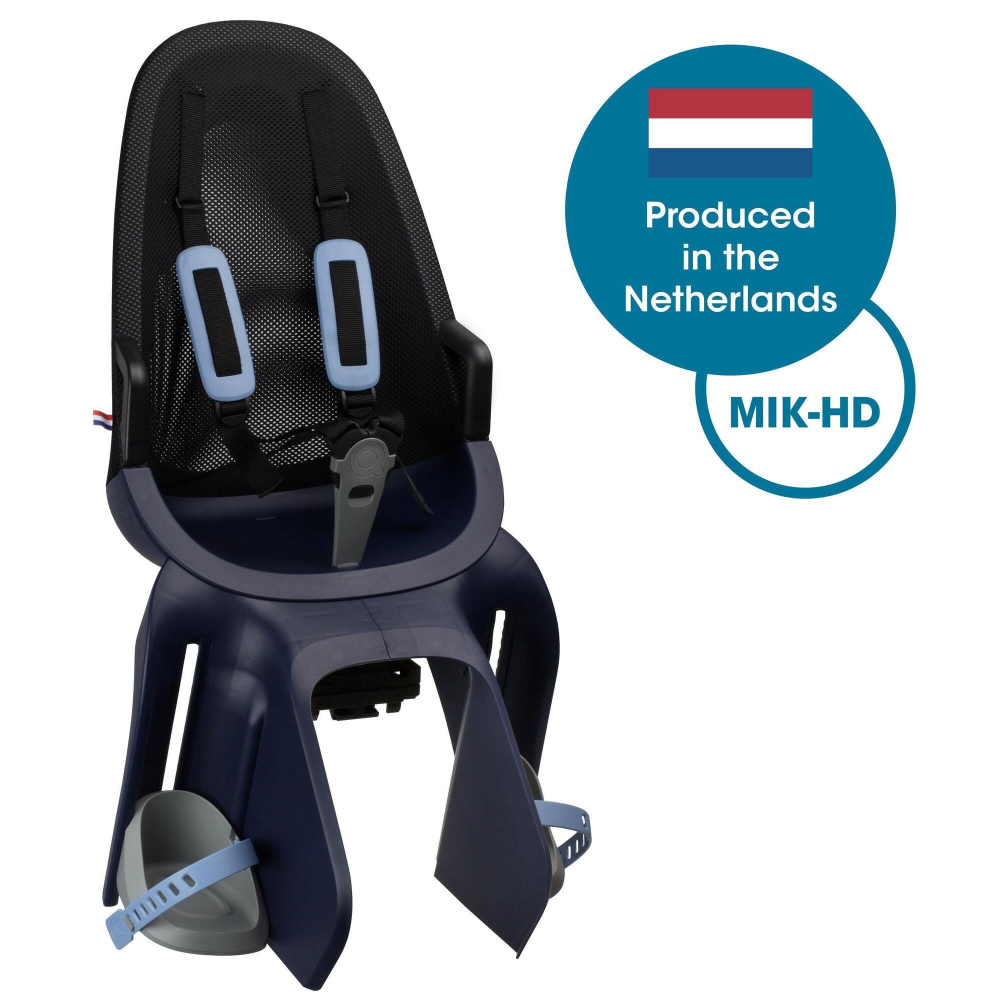 Qibbel - Qibbel Air Seat Air Mik-hd Denim Blue - Siège Vélo Enfant - Bleu - Taille Unique - Decathlon