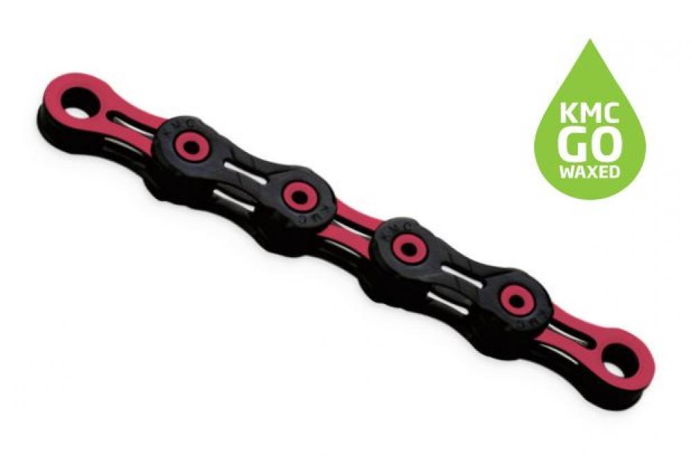 Chaînes DLC 11 Waxed - Black / Pink 2/7