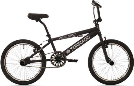 Royal Freestyle BMX 20 Bugatti - Matt Black mit schwarzen Reifen