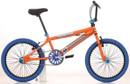 Royal Freestyle BMX 20 Bugatti - Orange mit blauen Reifen