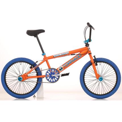 Royal Freestyle BMX 20 Bugatti - Orange z niebieskimi oponami