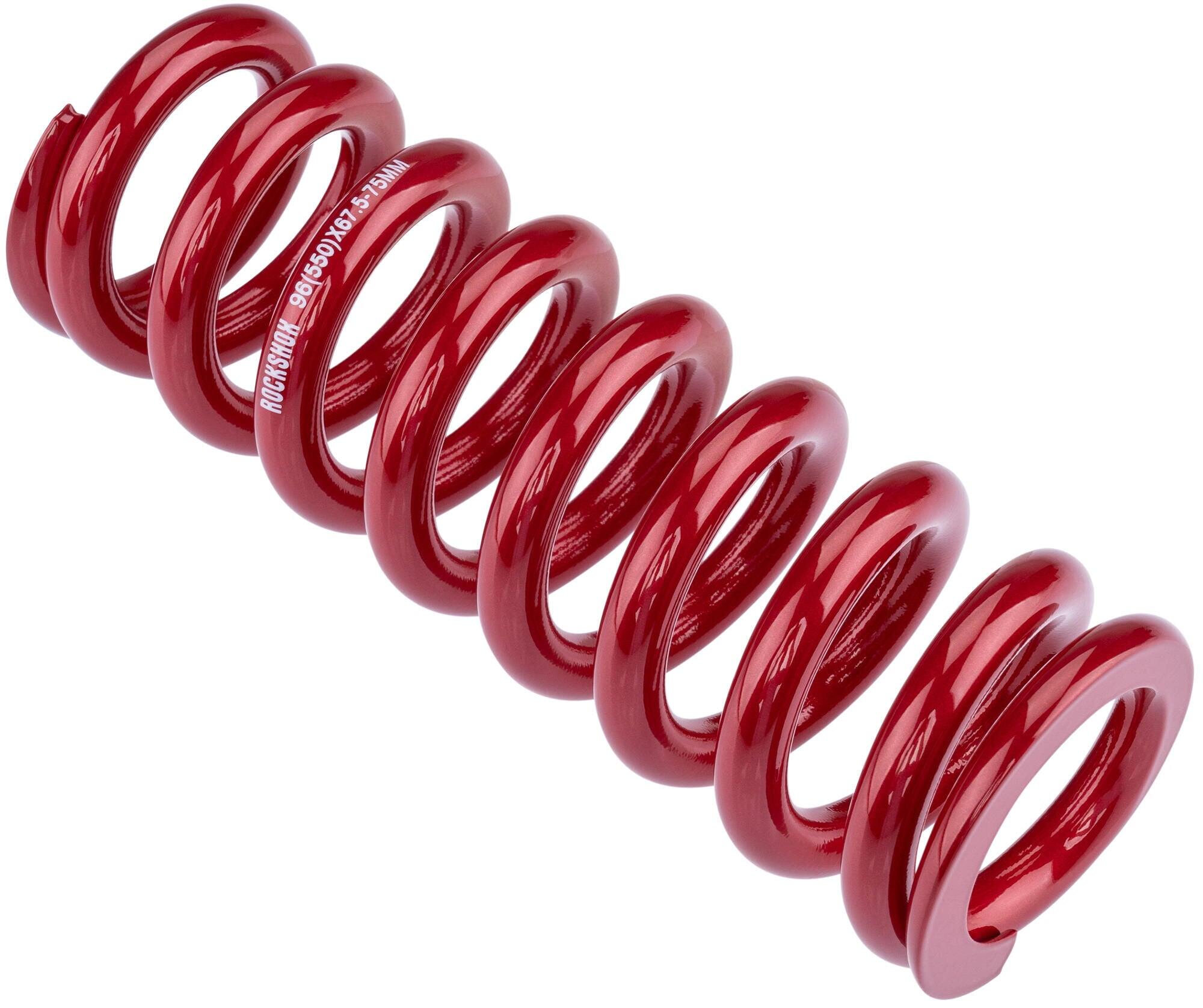 ROCKSHOX Molla RockShox RS 67,5-75 mm, 174 mm, 550 lb, rosso elettrico.