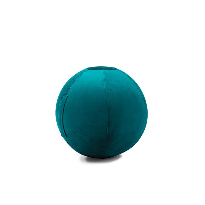 Jumbo Bag - Celeste Velours Bleu Paon - Swiss Ball - Bleu|vert - 65 Cm - Decathlon