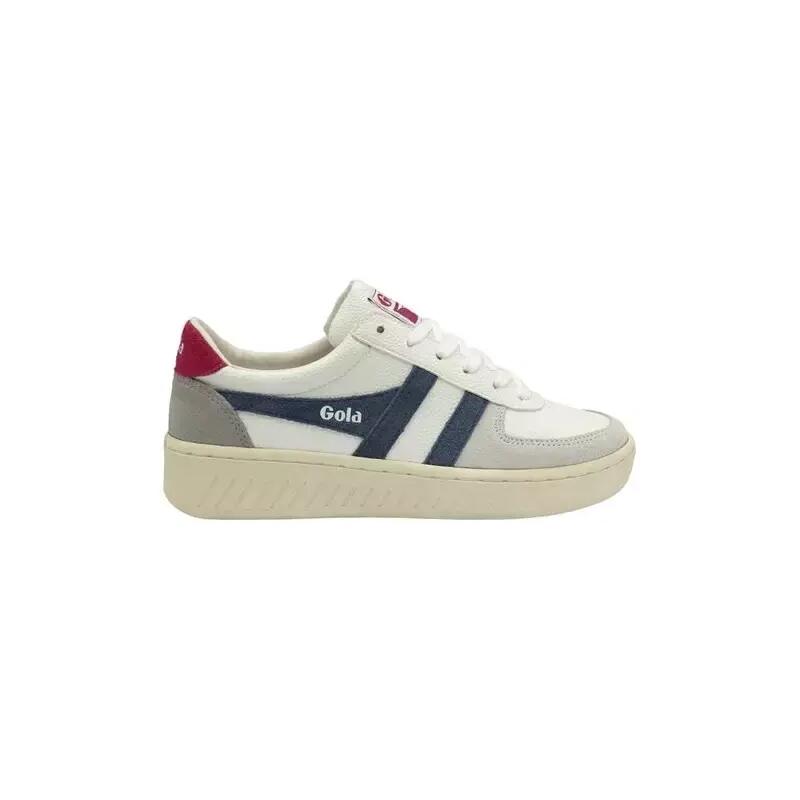 Baskets Femme Blanc Gola GRANDSLAM TRIDENT