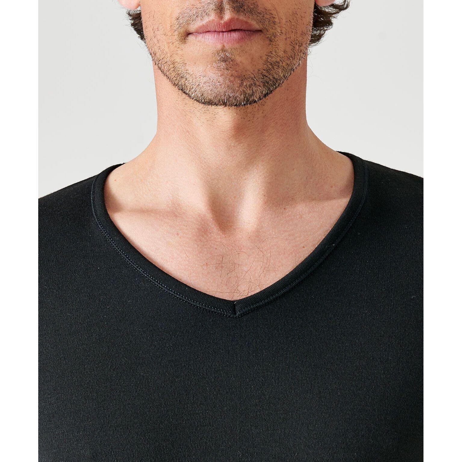 T-shirt manches longues col V Damart Thermolactyl 3/4