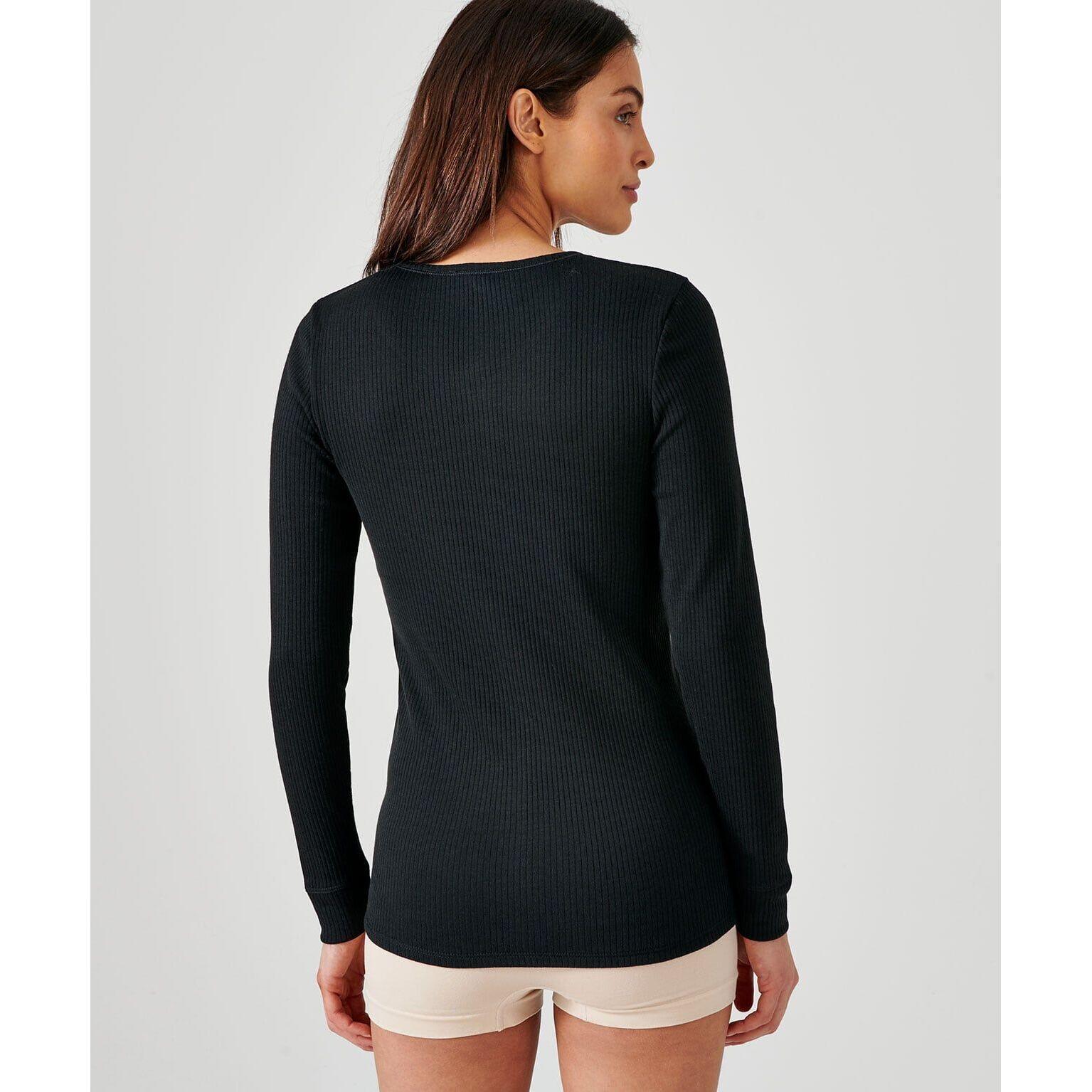 T-shirt manches longues col rond femme Damart Thermolactyl 2/4