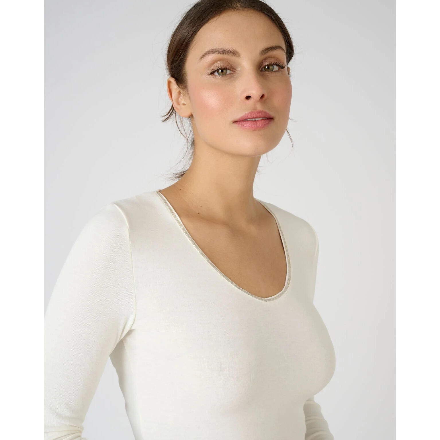 T-shirt manches longues thermolactyl sensitive femme Damart 3/5