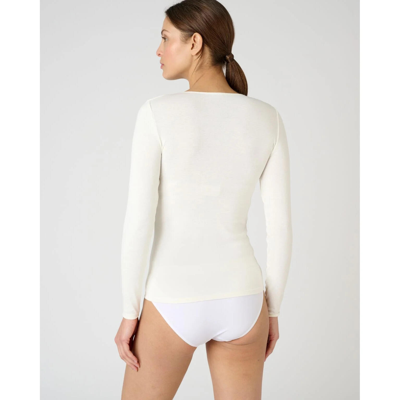 T-shirt manches longues thermolactyl sensitive femme Damart 2/5