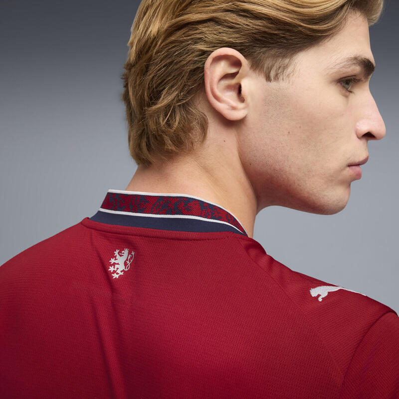 Tricou fotbal bărbați mânecă scurtă ventilație Heimtrikot 2026, roșu PUMA