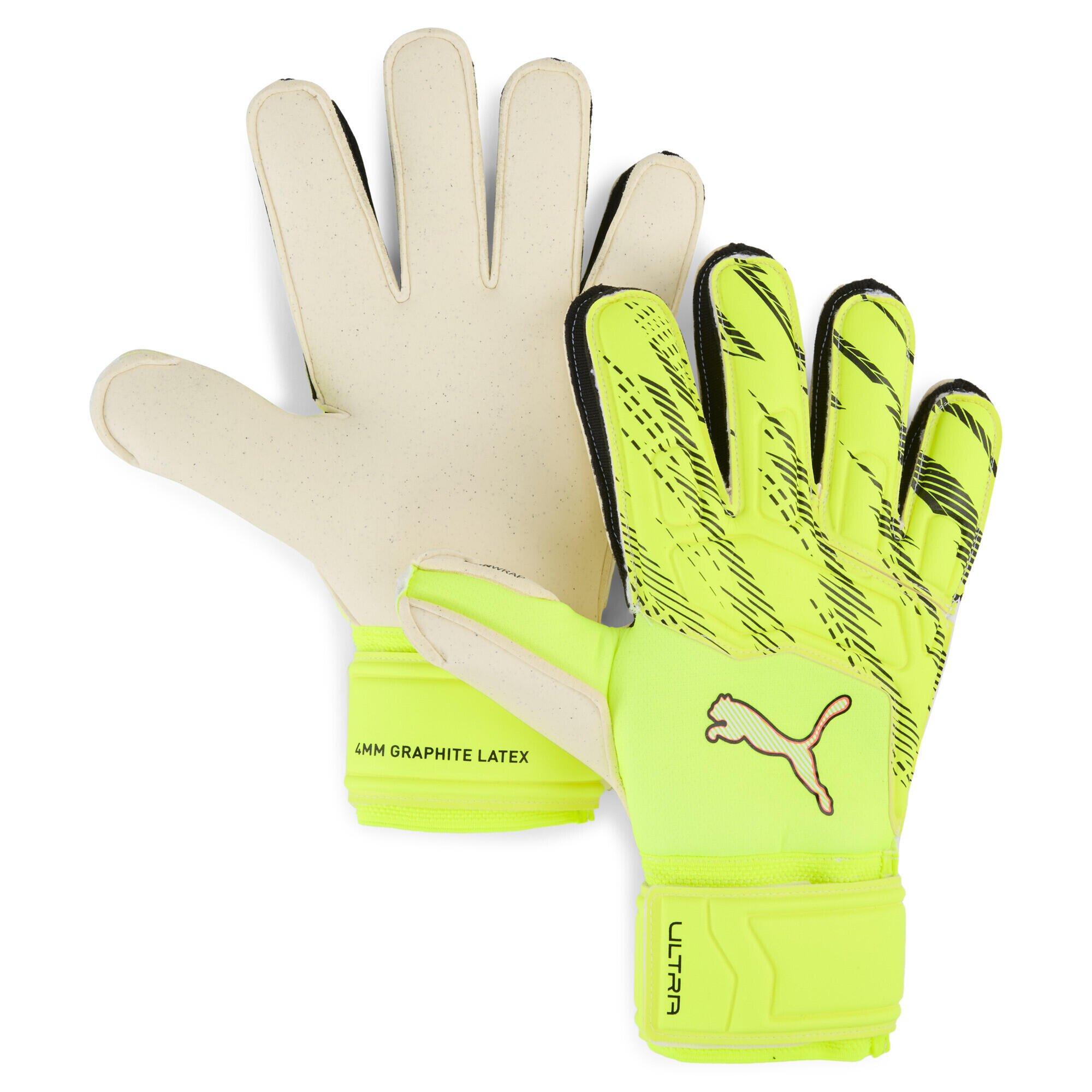 Puma - Gants De Gardien De But Puma Ultra Pro Protect Enfant Et Adolescent Puma - Gants De Gardien - Jaune|noir -  8 À 10 Ans - Decathlon