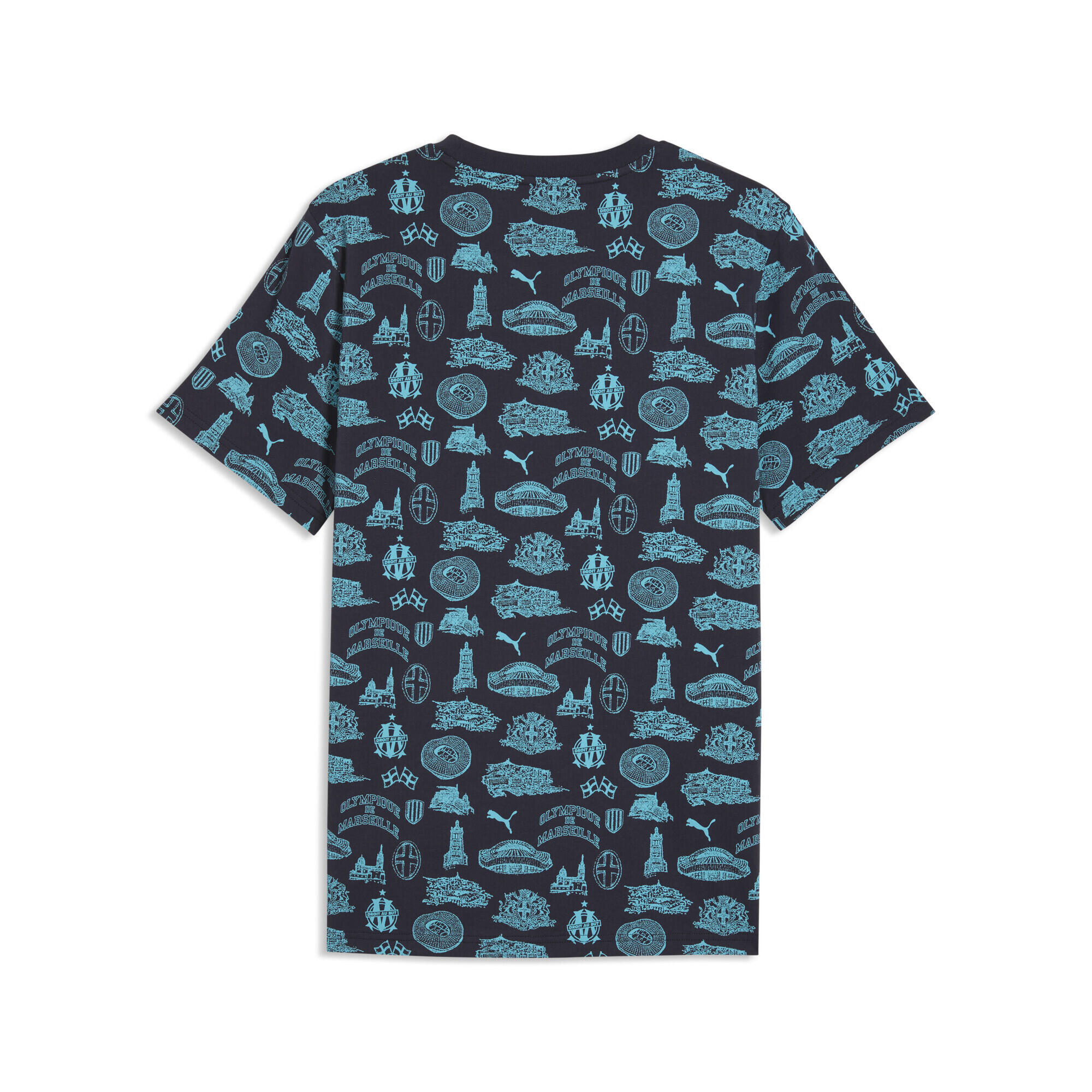 T-shirt con stampa integrale Olympique de Marseille FtblCulture da uomo PUMA 5/5