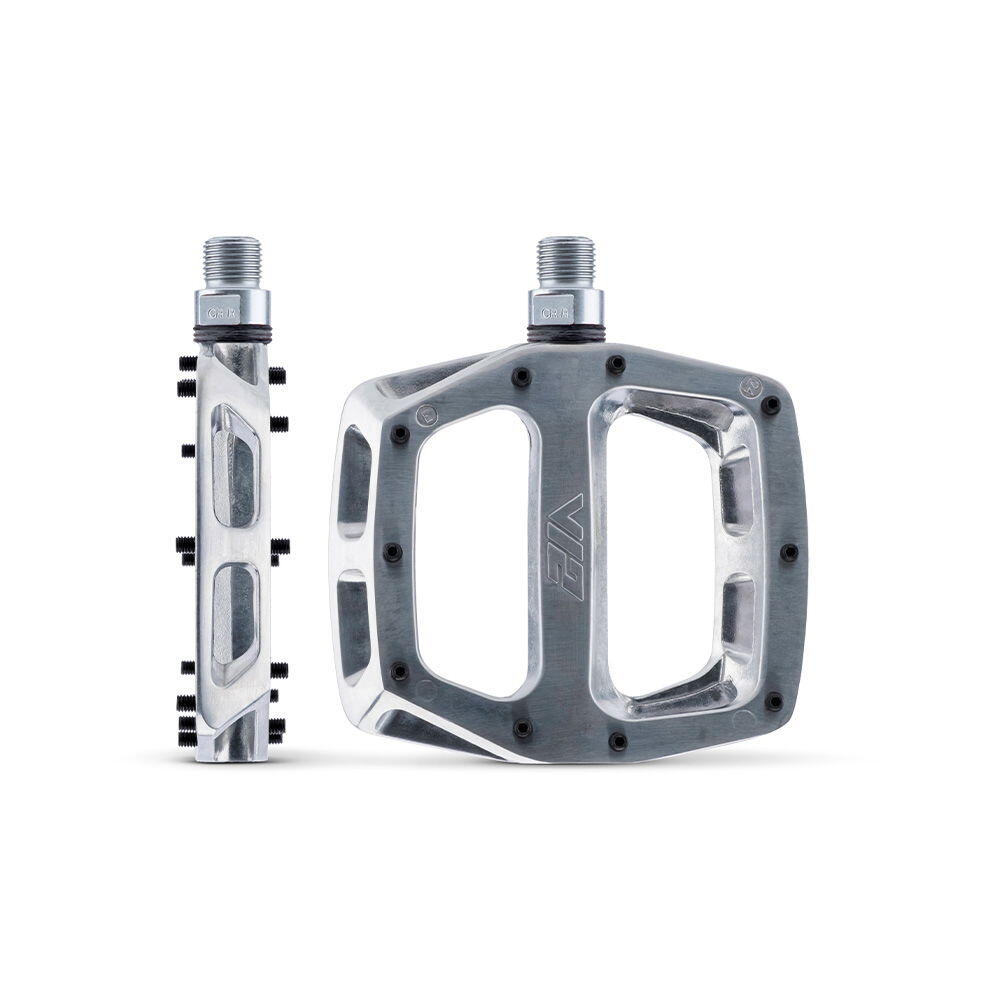 Dmr - Pédale De Vtt À Plateforme V12, Argent - Pédale - Gris - Taille Unique - Decathlon
